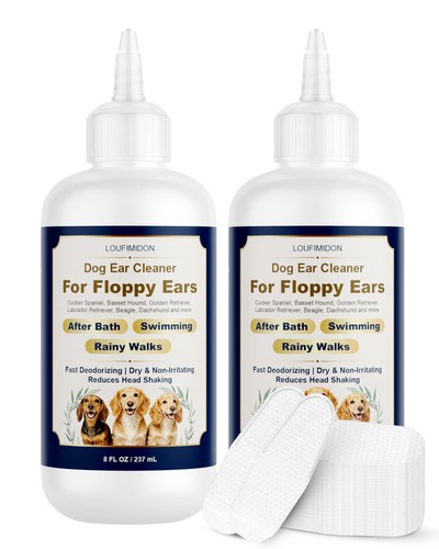 Dog ear cleaner solution - dog,