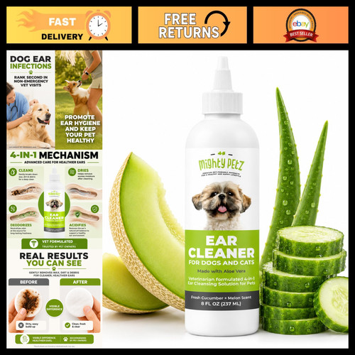 Pet ear cleaner gentle - ear,